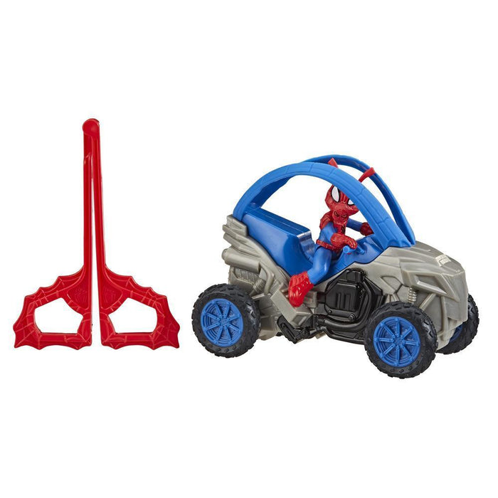 Marvel Spider-Man: Spider-Ham Stunt Vehicle 6-Inch-Scale Super Hero Action Figure And Vehicle-Action & Toy Figures-Marvel-Toycra