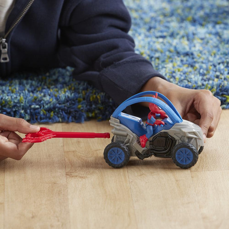 Marvel Spider-Man: Spider-Ham Stunt Vehicle 6-Inch-Scale Super Hero Action Figure And Vehicle
