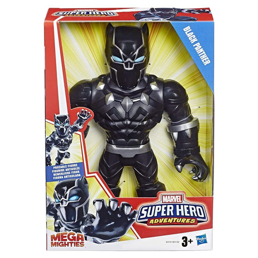 Marvel Super Hero Adventures Playskool Heroes Mega Mighties - Black Panther-Action & Toy Figures-Marvel-Toycra