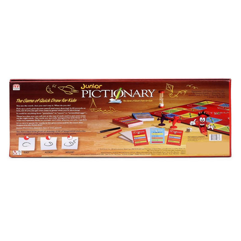 Mattel Junior Pictionary Board Game