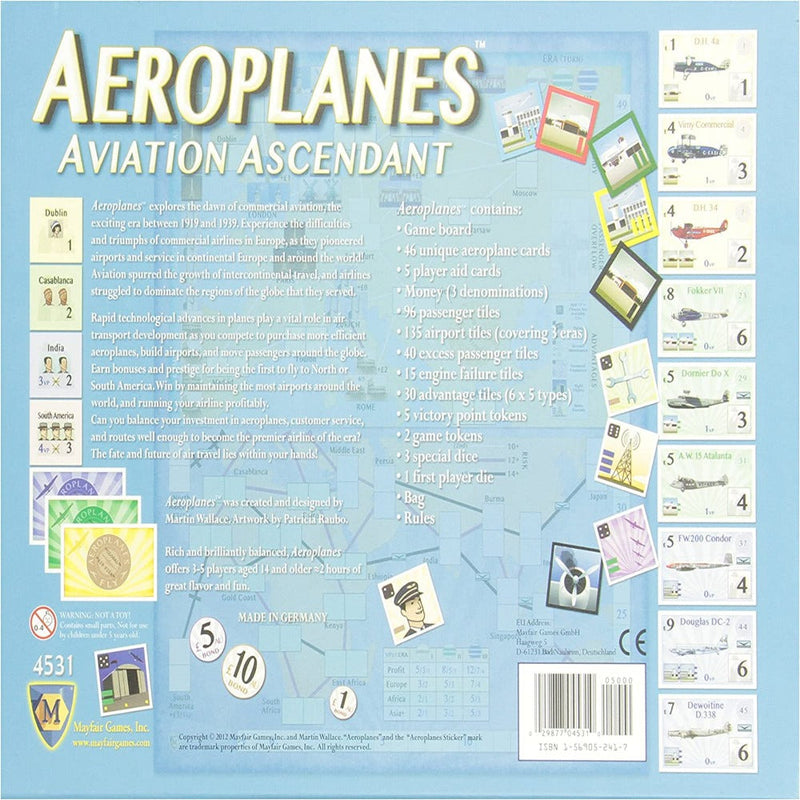 Mayfair Games Aeroplanes: Aviation Ascendant