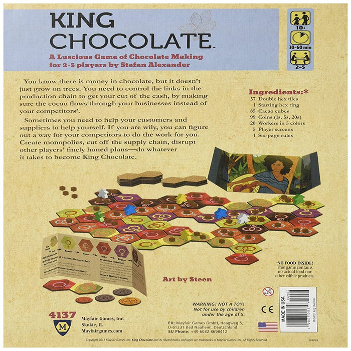 Mayfair Games King Chocolate Board Game-Board Games-Toycra-Toycra