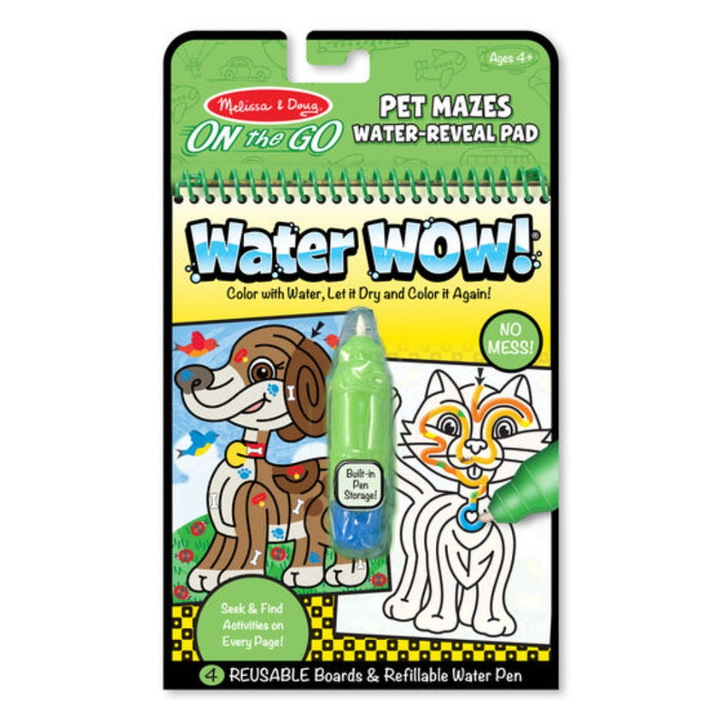 Melissa & Doug Water Wow!-On the Go Travel Activity