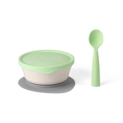 Miniware First Bite Suction Bowl With Spoon Feeding Set