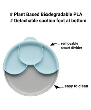 Miniware Healthy Meal Suction Plate with Dividers Set