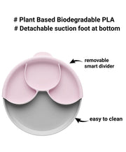 Miniware Healthy Meal Suction Plate with Dividers Set