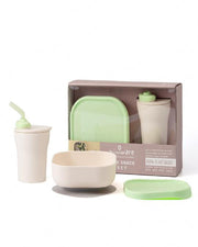 Miniware Sip & Snack- Suction Bowl with Sippy Cup Feeding Set