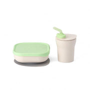 Miniware Sip & Snack- Suction Bowl with Sippy Cup Feeding Set