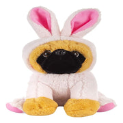 Mirada 22cm Pug Soft Toy - Brown