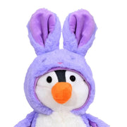 Mirada 23cm Hoodie Penguin - Purple Bunny