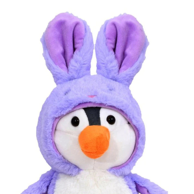 Mirada 23cm Hoodie Penguin - Purple Bunny