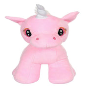 Mirada 23cm Standing Unicorn with Glitter Horn - Pink-Soft Toy-Mirada-Toycra