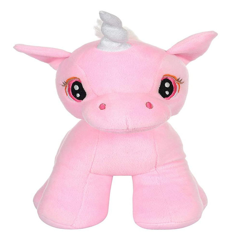 Mirada 23cm Standing Unicorn with Glitter Horn - Pink-Soft Toy-Mirada-Toycra