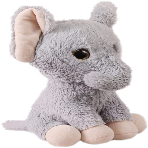 Mirada 25cm Elephant with Glitter Eye - Light Grey-Soft Toy-Mirada-Toycra