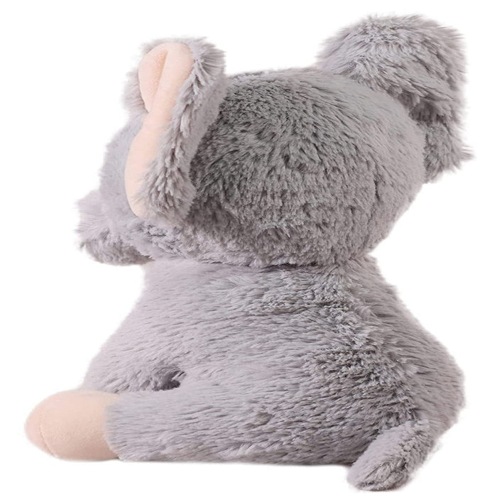Mirada 25cm Elephant with Glitter Eye - Light Grey-Soft Toy-Mirada-Toycra