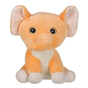 Mirada 25cm Elephant With Glitter Eye Soft Toy - Light Brown