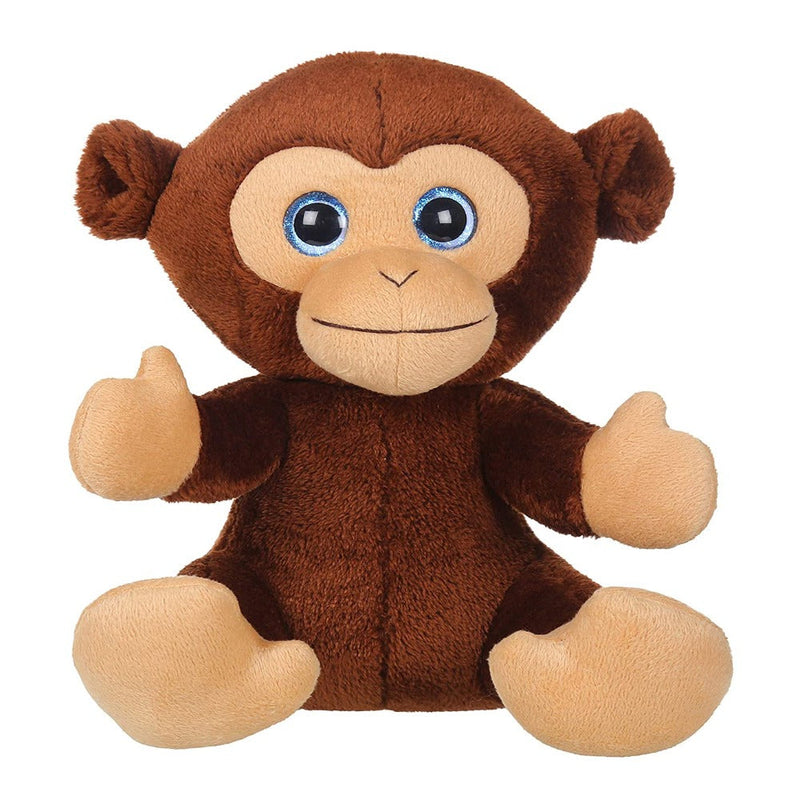 Mirada 25cm Monkey with Glitter Eye Soft Toy