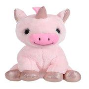 Mirada 25cm Unicorn with Glitter Horn Soft Toy - Pink