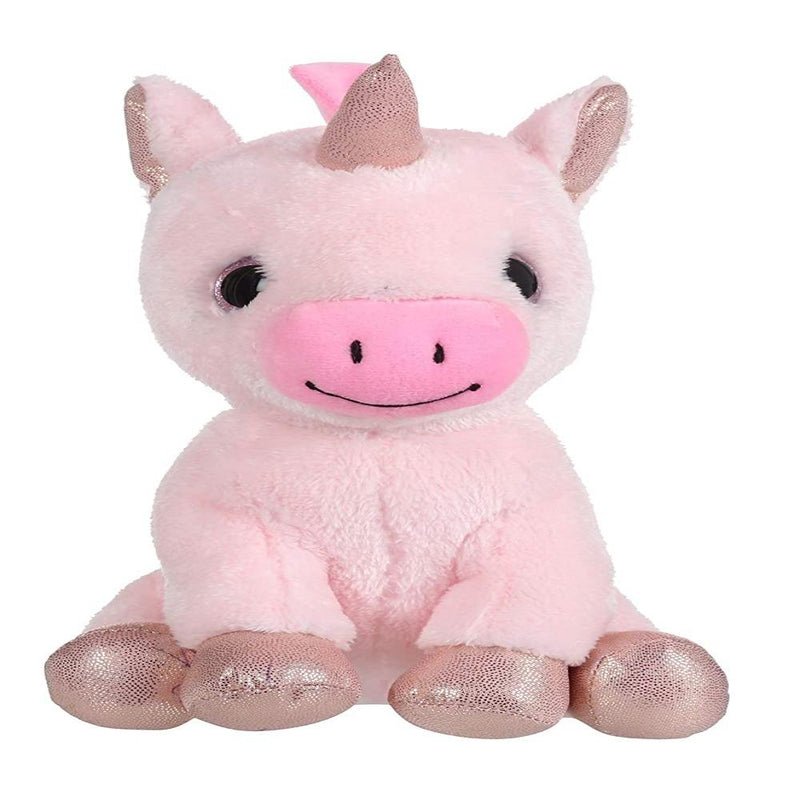 Mirada 25cm Unicorn with Glitter Horn Soft Toy - Pink