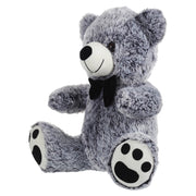 Mirada 32cm Sitting Bear Soft Toy - Dual Black