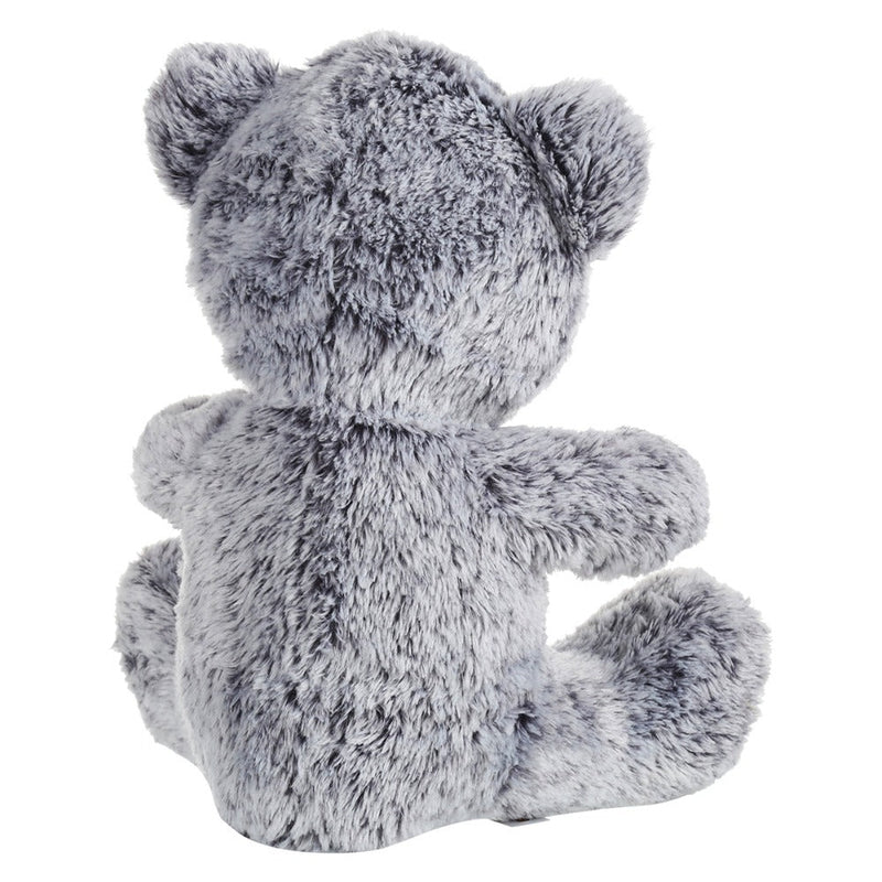 Mirada 32cm Sitting Bear Soft Toy - Dual Black