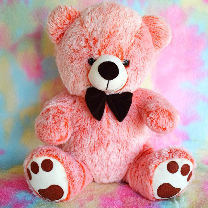 Mirada 32cm Sitting Bear Soft Toy -Dual Orange-Soft Toy-Mirada-Toycra