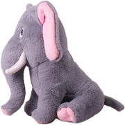 Mirada 32cm Sitting Elephant Soft Toy - Grey