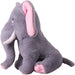 Mirada 32cm Sitting Elephant Soft Toy - Grey-Soft Toy-Mirada-Toycra
