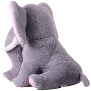 Mirada 32cm Sitting Elephant Soft Toy - Grey