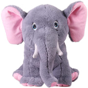 Mirada 32cm Sitting Elephant Soft Toy - Grey