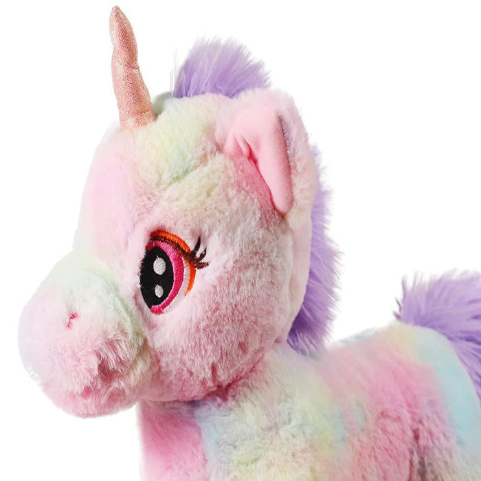 Mirada 32cm Standing Unicorn with Glitter Horn Soft Toy (Multicolor)-Soft Toy-Mirada-Toycra