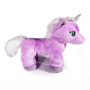 Mirada 32cm Standing Unicorn with Glitter Horn Soft Toy (Purple)