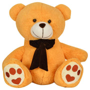 Mirada 33cm Sitting Teddy Bear with Tie Soft Toy - Brown