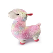 Mirada 35cm Standing Llama Soft Toy - Rainbow