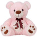 Mirada 40cm Bear with Belly - Rose Pink-Soft Toy-Mirada-Toycra