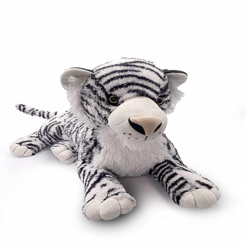 Mirada 45cm Sitting White Tiger Soft Toy