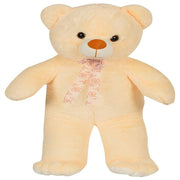 Mirada 60cm Floppy Teddy Bear Soft Toy-Butter Yellow