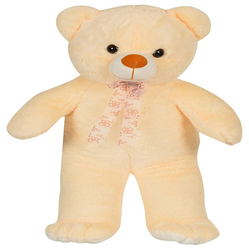Mirada 60cm Floppy Teddy Bear Soft Toy-Butter Yellow
