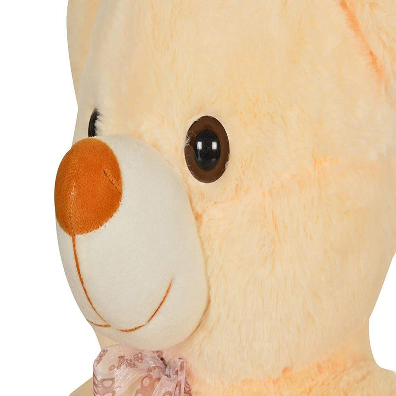 Mirada 60cm Floppy Teddy Bear Soft Toy-Butter Yellow