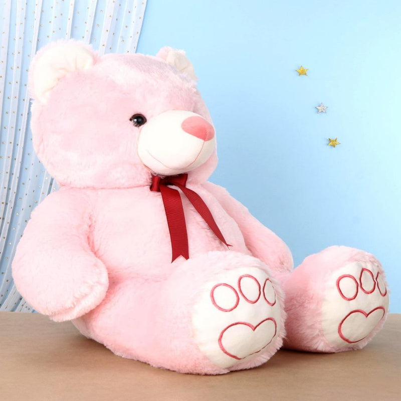 Mirada 80cm Floppy Jumbo Teddy Bear Pink