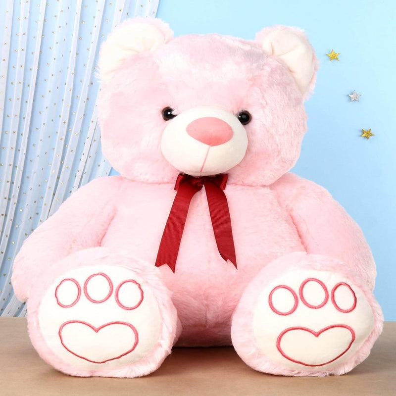 Mirada 80cm Floppy Jumbo Teddy Bear Pink