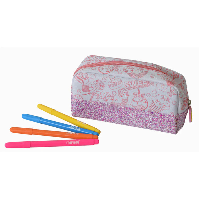 Mirada Colouring Pencil Case-Arts & Crafts-Mirada-Toycra