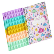 Mirada Happy Pop It Notebook with Pen Holder-Back to School-Mirada-Toycra