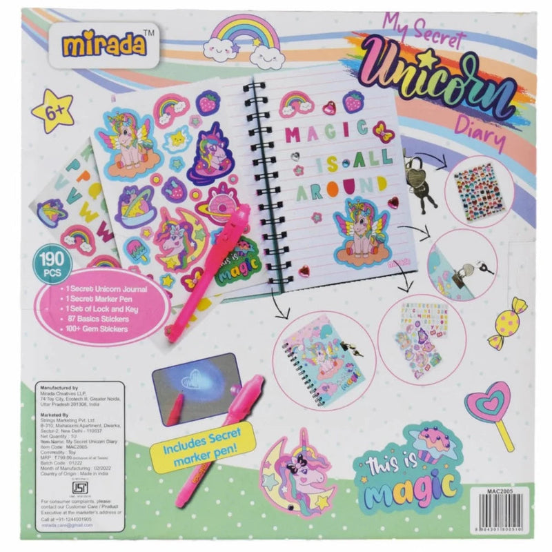 Mirada My Secret Unicorn Diary