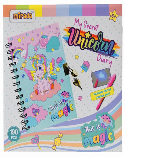Mirada My Secret Unicorn Diary-Arts & Crafts-Mirada-Toycra