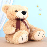 Mirada Plush 32Cm Sitting Bear With Beans soft Toys Brown