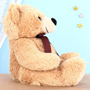 Mirada Plush 32Cm Sitting Bear With Beans soft Toys Brown