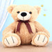 Mirada Plush 32Cm Sitting Bear With Beans soft Toys Brown-Soft Toy-Mirada-Toycra