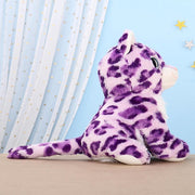 Mirada Plush Leopard Soft Toy Violet - 25 cm