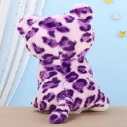 Mirada Plush Leopard Soft Toy Violet - 25 cm